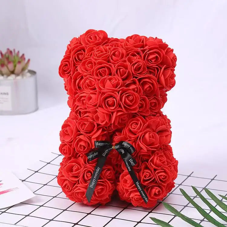 Romantic Rose Bear Gift in Box