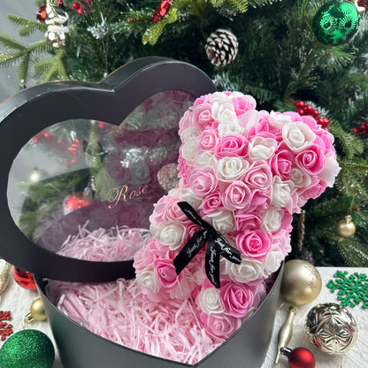 Romantic Rose Bear Gift in Box