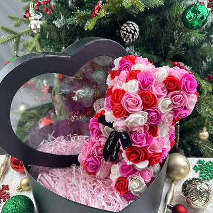Romantic Rose Bear Gift in Box
