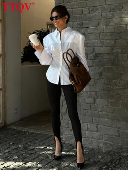 Véloria™ | Blouse Chic Bureau Blanc – Sélection Véloria