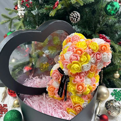 Romantic Rose Bear Gift in Box