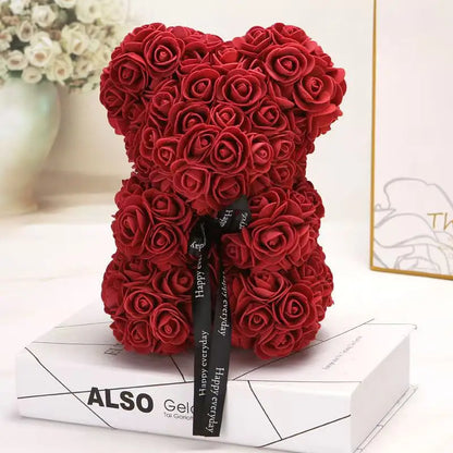 Romantic Rose Bear Gift in Box
